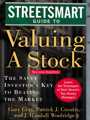 cover image of Streetsmart Guide to Valuing a Stock